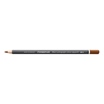 Akvarell színes ceruza, hatszögletű, STAEDTLER "Mars® Lumograph® 104", barna