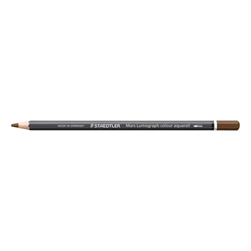 Akvarell színes ceruza, hatszögletű, STAEDTLER "Mars® Lumograph® 104", sötétbarna
