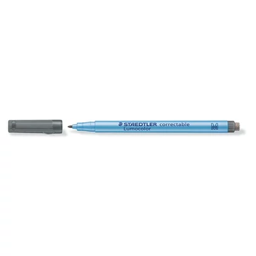 Alkoholmentes marker, OHP, 1 mm, STAEDTLER "Lumocolor 305 M", fekete