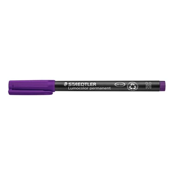 Alkoholos marker, OHP, 1 mm, STAEDTLER "Lumocolor 317 M", lila