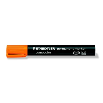 Alkoholos marker, 2 mm, kúpos, STAEDTLER "Lumocolor 352", narancssárga