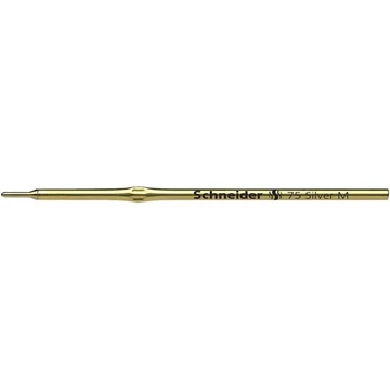 Golyóstollbetét, 0,5mm, SCHNEIDER "75 Silver", ezüst, 10db/cs