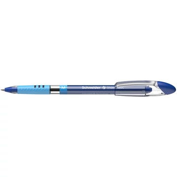 Golyóstoll, 0,5 mm, kupakos, SCHNEIDER "Slider Basic M", kék