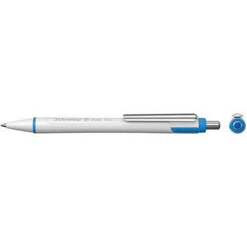Golyóstoll, 0,7 mm, nyomógombos, SCHNEIDER "Slider Xite", kék