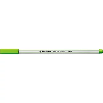 Ecsetirón, STABILO "Pen 68 brush", fűzöld