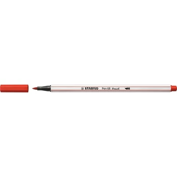 Ecsetirón, STABILO "Pen 68 brush", piros