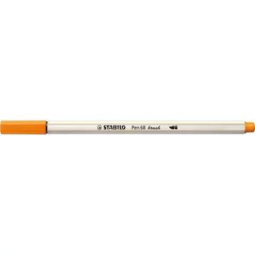 Ecsetirón, STABILO "Pen 68 brush", narancs