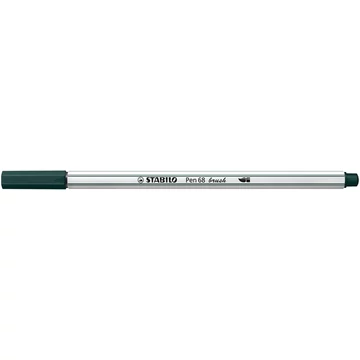Ecsetirón, STABILO "Pen 68 brush", földeszöld