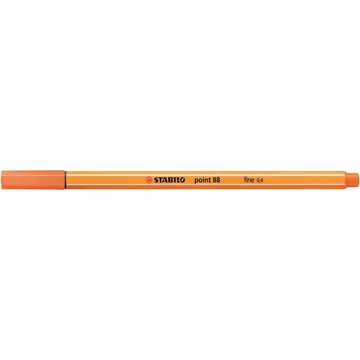 Tűfilc, 0,4 mm, STABILO "Point 88", halvány cinóber