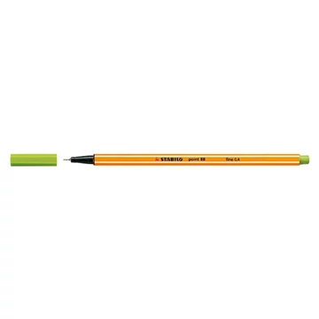 Tűfilc, 0,4 mm, STABILO "Point 88", almazöld