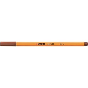 Tűfilc, 0,4 mm, STABILO "Point 88", rozsdavörös