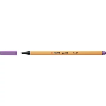 Tűfilc, 0,4 mm, STABILO "Point 88", szürkéslila