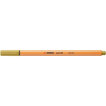 Tűfilc, 0,4 mm, STABILO "Point 88", khaki