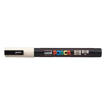 Dekormarker, 0,9-1,3 mm, UNI "Posca PC-3M", bézs