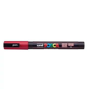 Filctoll UNI Posca PC-3M sötét piros