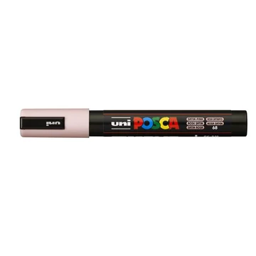 Dekormarker, 1,8-2,5 mm, UNI "Posca PC-5M", szatén rózsaszín