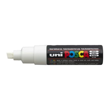 Dekormarker, 8 mm, UNI "Posca PC-8K", fehér