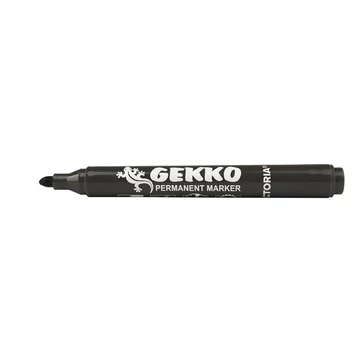 Alkoholos marker, 1-3 mm, kúpos, VICTORIA "Gekko", fekete