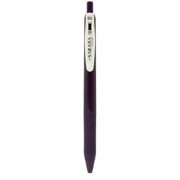 Zseléstoll, 0,33 mm, nyomógombos, ZEBRA "Sarasa Clip Vintage", feketeribizli
