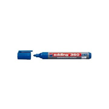 Tábla- és flipchart marker, 1,5-3 mm, kúpos, EDDING "360", kék