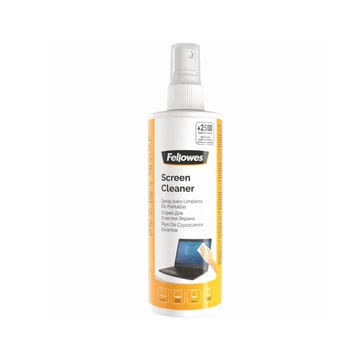 Tisztítófolyadék, képernyőhöz, pumpás, 250 ml, FELLOWES