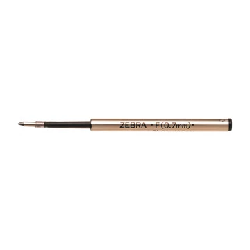 Golyóstollbetét, 0,24 mm, ZEBRA "F", fekete