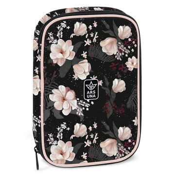 Tolltartó emeletes, fiús Ars Una FLOWERY BLACK (5374) 24