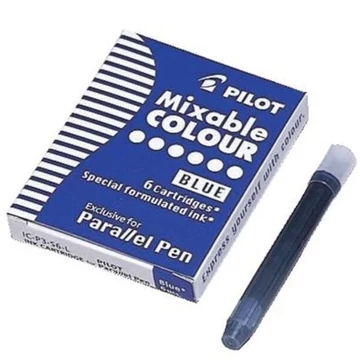 Töltőtoll patron, PILOT "Parallel Pen", kék