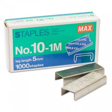 Tűzőkapocs, No.10, MAX 2M10-1, 1000db/doboz