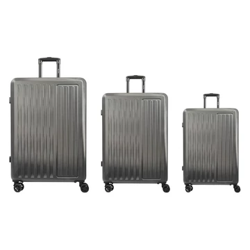Utazótáska szett PIERRE CARDIN 3db szürke