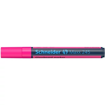 Üvegtábla marker, 1-3 mm, SCHNEIDER "Maxx 245", rózsaszín