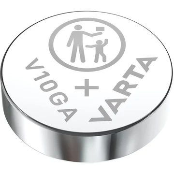 Gombelem, V10GA/LR1130/LR54/189, 1 db, VARTA