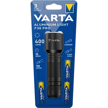 Varta ALUMINIUM LIGHT F30  PRO elemlámpa