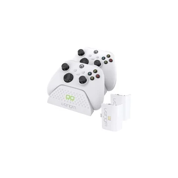 Venom VS2871 Xbox Series X &amp; S fehér dupla töltőállomás + 2db akkumulátor