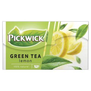 Zöld tea, 20x2 g, PICKWICK, citrom