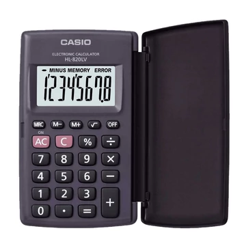 Zsebszámológép, 8 számjegy, CASIO "HL-820LV"