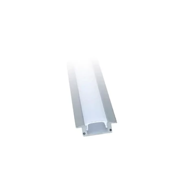 Alu Profil LED szalaghoz CC031 PVC borítással (2méter/db)