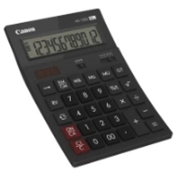 Számológép, asztali, 12 számjegy, környezetbarát, CANON "AS-1200"