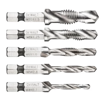DEWALT Bithegy, önmetsző, 5 db, M4,M5,M6,M8,M10