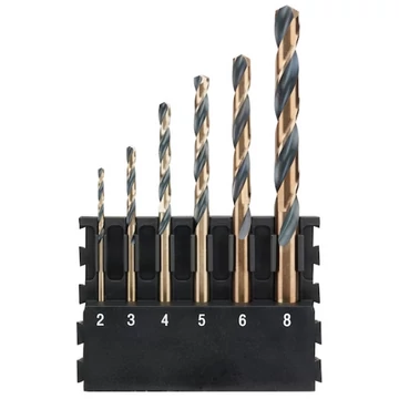 DEWALT Hegytartó, fémfúró, hengeres szárral, 6db