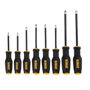 DEWALT Csavarhúzó, TOUGHSERIES, 8db, készlet, acél, MAXFIT