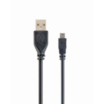 Gembird CCP-USB2-AM5P-6 USB2.0 A-plug Mini cable 1,8m Black