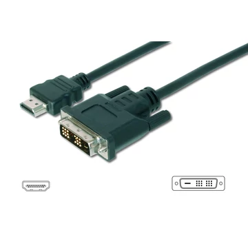 Digitus HDMI adapter cable, type A-DVI(18+1)