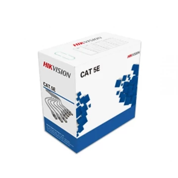 Hikvision DS-1LN5E-E/E UTP fali kábel, cat5e, 305 fm, 0,45 mm rézmag