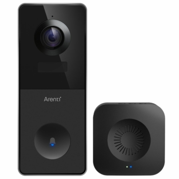 Laxihub Arenti VBELL1 Wi-Fi Video Doorbell Black