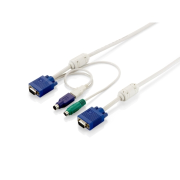 LevelOne KVM VGA+PS2+USB 3m