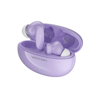 FÜLHALLGATÓ SPORT (TWS,USB-C,Mic Wifi headset,lila), Vention