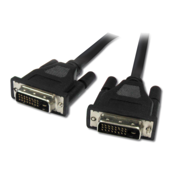 Noname DVI-D (Dual Link) - DVI-D (Dual Link) 3m Black kábel