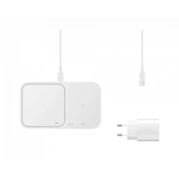 Samsung Super Fast Wireless Charger Duo White