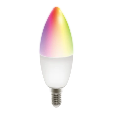 Izzó SMART HOME SH-LE14RGB, WiFi, E14, 5W, RGB, Deltaco